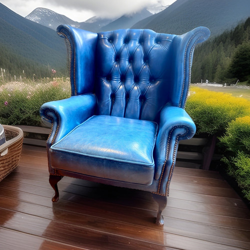 Chesterfield wingback armchair - chesterfield,