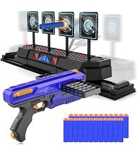 Moving Electronic Digital Target for Nerf Guns with 12 Clip Magazine Toy Gun