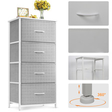 4 Drawer Fabric Chest of