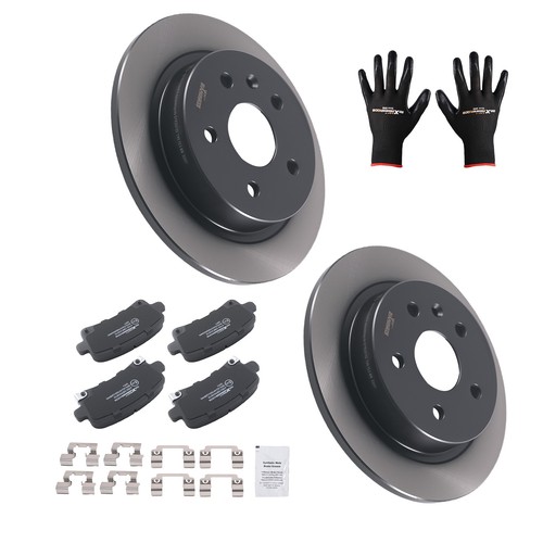 Rear brake discs pads - brake,