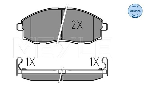 Brake pad set - disc,
