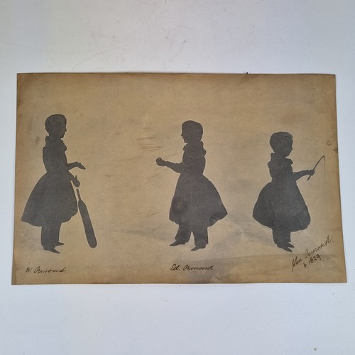 Antique 19thc silhouette - antique,