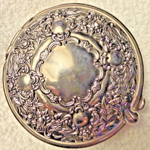 Vintage ladies floral powder - ladies,