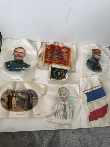 Wwi vintage cigarette silks - wwi,