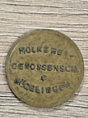 Vintage german milk token - vintage,