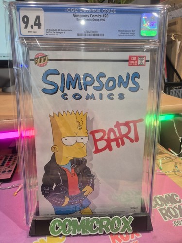 Simpsons cgc 4 bongo - cgc, 9.4,