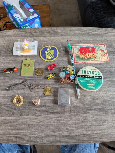 Vintage junk drawer lot - junk,