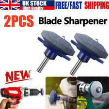 2PCS Lawn Mower Blade Sharpener Wind Powered Balancer Hardware Sharpening Tool