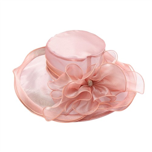 Organza church fascinator - church,