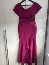 Lipsy Size 10 Long Dress,  Cerise