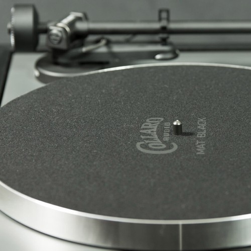 Collaro audio black record mat - black,
