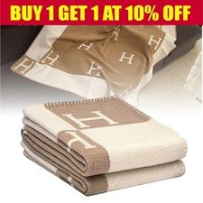 New Wool Cashmere Throw Plaid