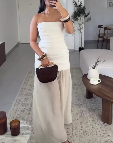 Zara ecru white contrast - white,