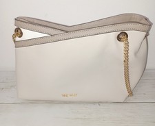 NINE WEST Ladies cream & gold