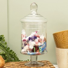 Tall Glass Storage Jar