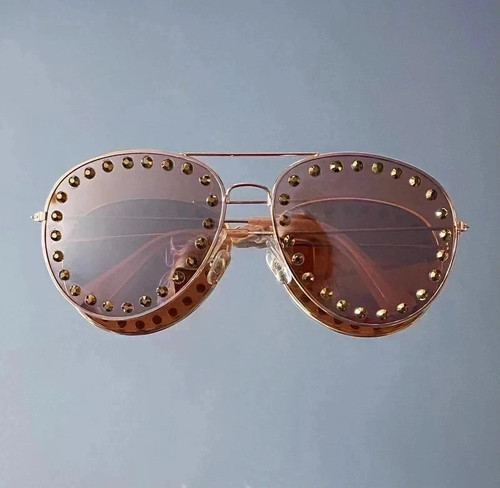 Gold rhinestone diamante
