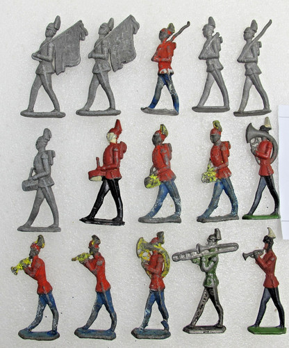 Vintage lead soldiers 7cm - lead,