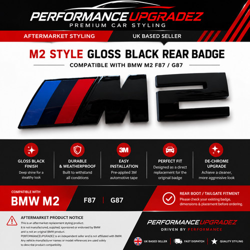 Style rear boot badge gloss - rear,