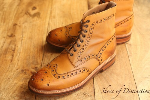 Grenson tan brown leather - tan,