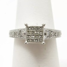 10K White Gold ~Natural￼