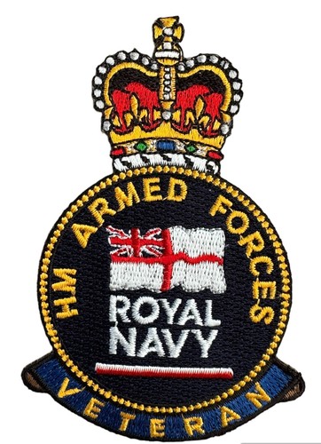 Royal navy veteran crest - royal,