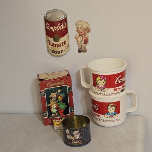 Campbells soup plastic mug - soup,