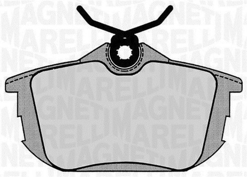 New brake pad set - new, disc
