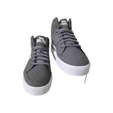 LONSDALE MENS Trainers Boots Hi Top Canon Grey Size UK 7 EU 41 EX-DISPLAY 