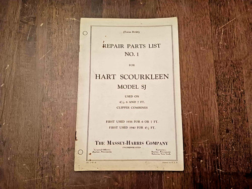 Vintage massey harris repair - vintage,