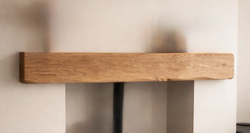 Oak beam mantel - ,