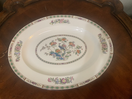 Wedgwood kutani crane oval - crane,