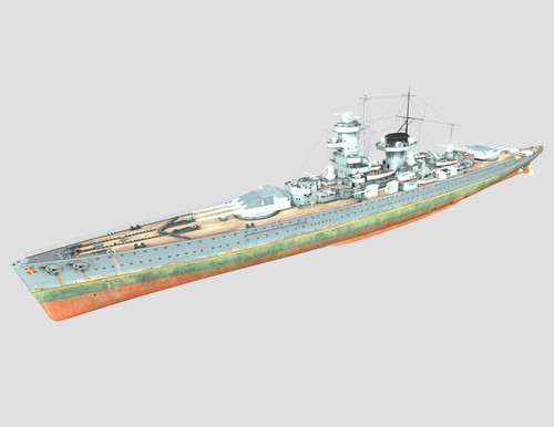 German admiral graf spee - 1/72,