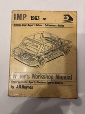 Hillman Imp Haynes Manual 1963