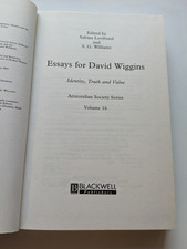 Essays For David Wiggins