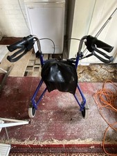 3 Wheel Walking Frame With Shopping Bag