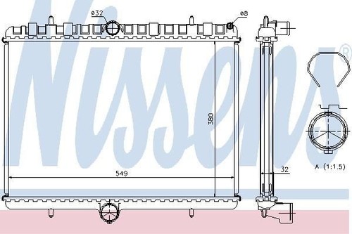 Nissens radiator for citroen - radiator,