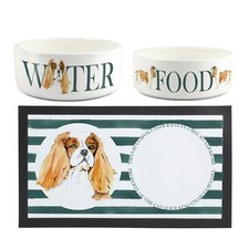 Cavalier Spaniel Pet Bowls &