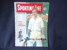 vintage Australia Sporting Life January  1954 magazine cricket duke of Edinburgh
