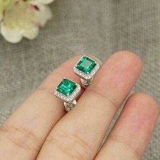 3.Ct Princess Cut Green