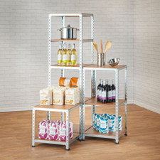 BiGDUG Zinc & Walnut Retail Display Table & Island Units