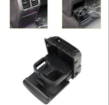 Rear Armrest Central Console Cup Holder For VW Jetta Gti MK5 Golf MK6 Black ZE