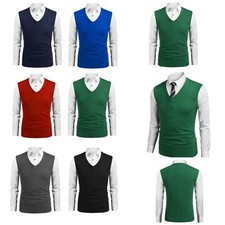 BOYS GIRLS SLEEVELESS KNITTED