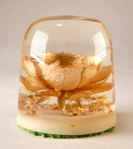 Vintage glass paperweight - vintage,