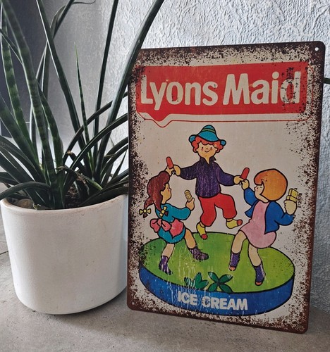 Lyons maid tin - sign, 8x12"