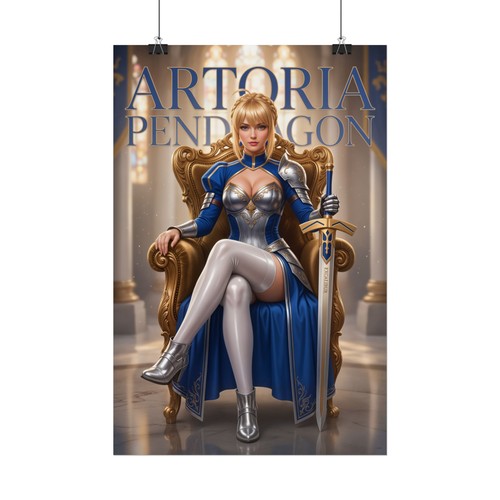Artoria pendragon fate poster - pendragon,