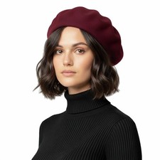 Classic Wool French Beret Hat