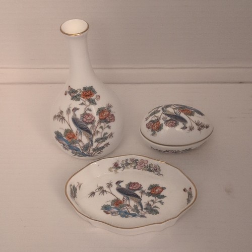 Wedgewood kutani crane trinket - kutani,