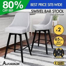 ALFORDSON 2x Swivel Bar Stools
