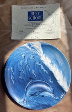 Coalport Collectors Plate. Magical Dolphin Series. “Surf School”.