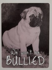 Dog stickers, " We won't be